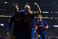 Lionel Messi and Andres Iniesta